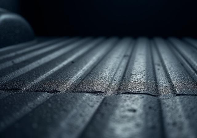 Close-up of a durable spray-in bedliner texture
